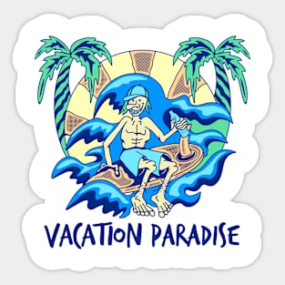 Vacation Paradise Sticker